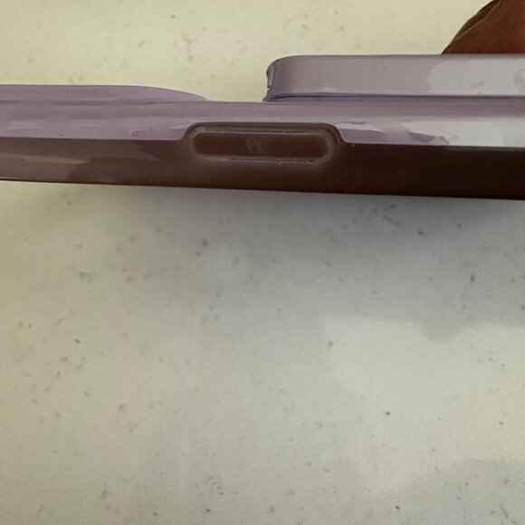 Velvet Caviar MagSafe-Compatible Purple Leopard iPhone Case With Card Holder - Picture 4 of 5